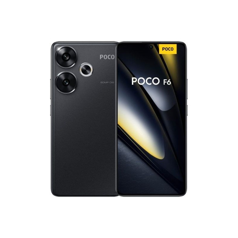 هاتف POCO M6 Pro_TD [8+256GB] أسود – هاتف ذكي قوي مع 8 جيجابايت ذاكرة و256 جيجابايت تخزين